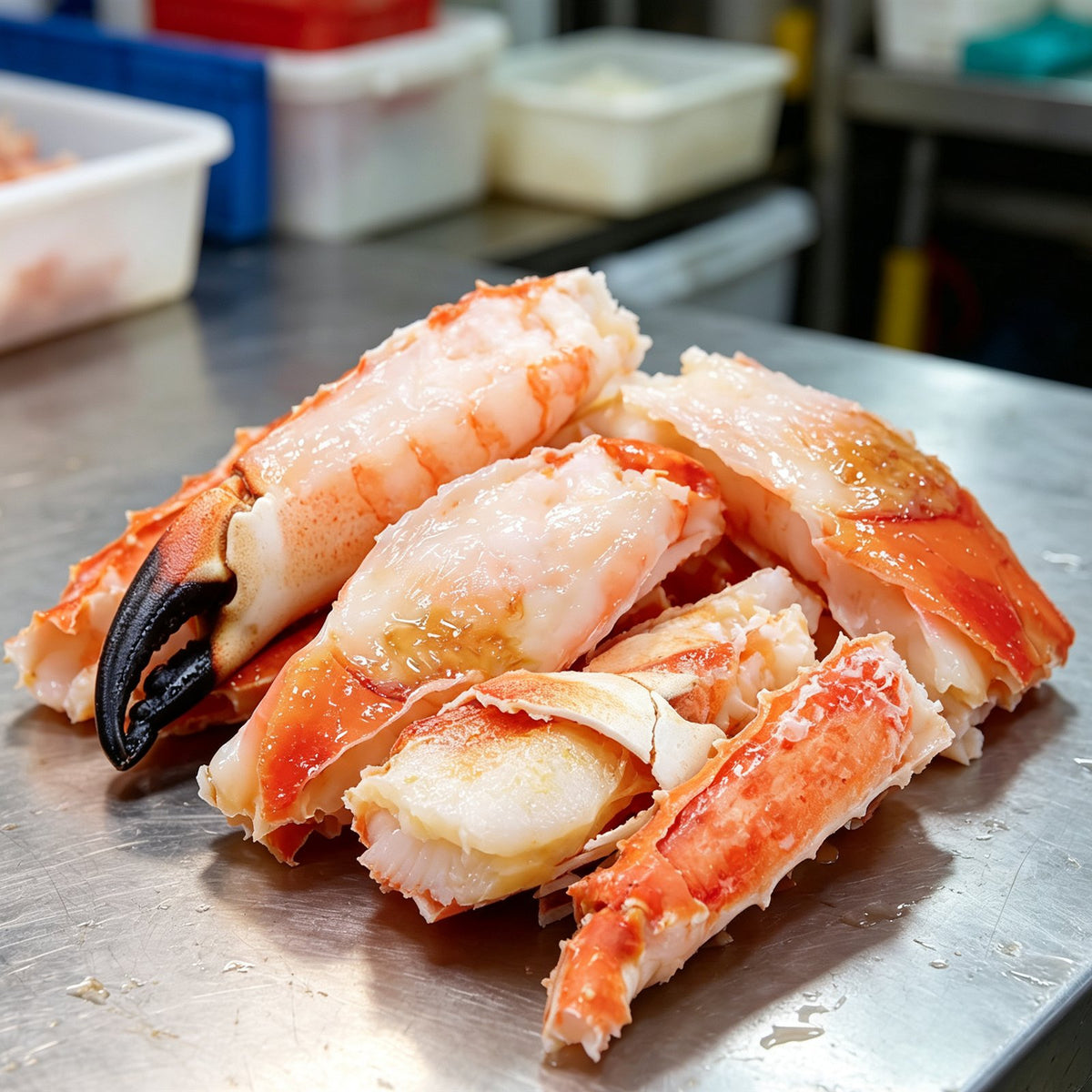Cooked King Crab Clusters and Legs