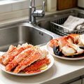 Cooked King Crab Clusters and Legs