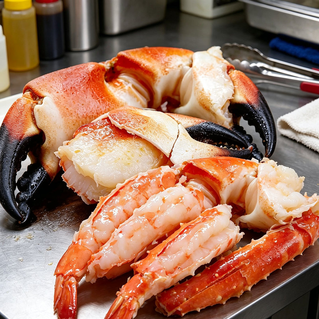 Cooked King Crab Clusters and Legs
