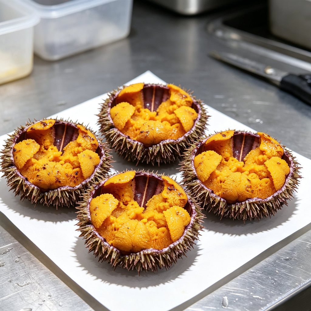 Fresh Sea Urchin with Roe