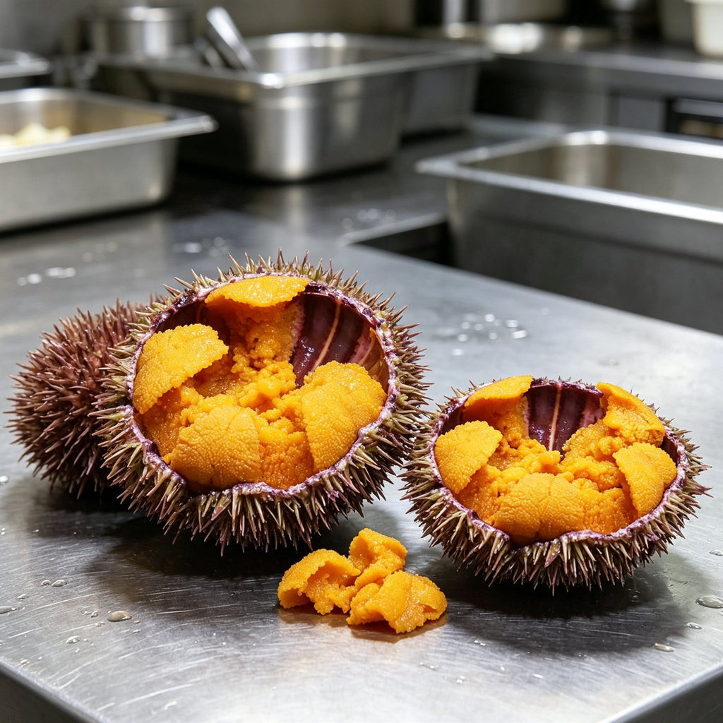 Fresh Sea Urchin with Roe
