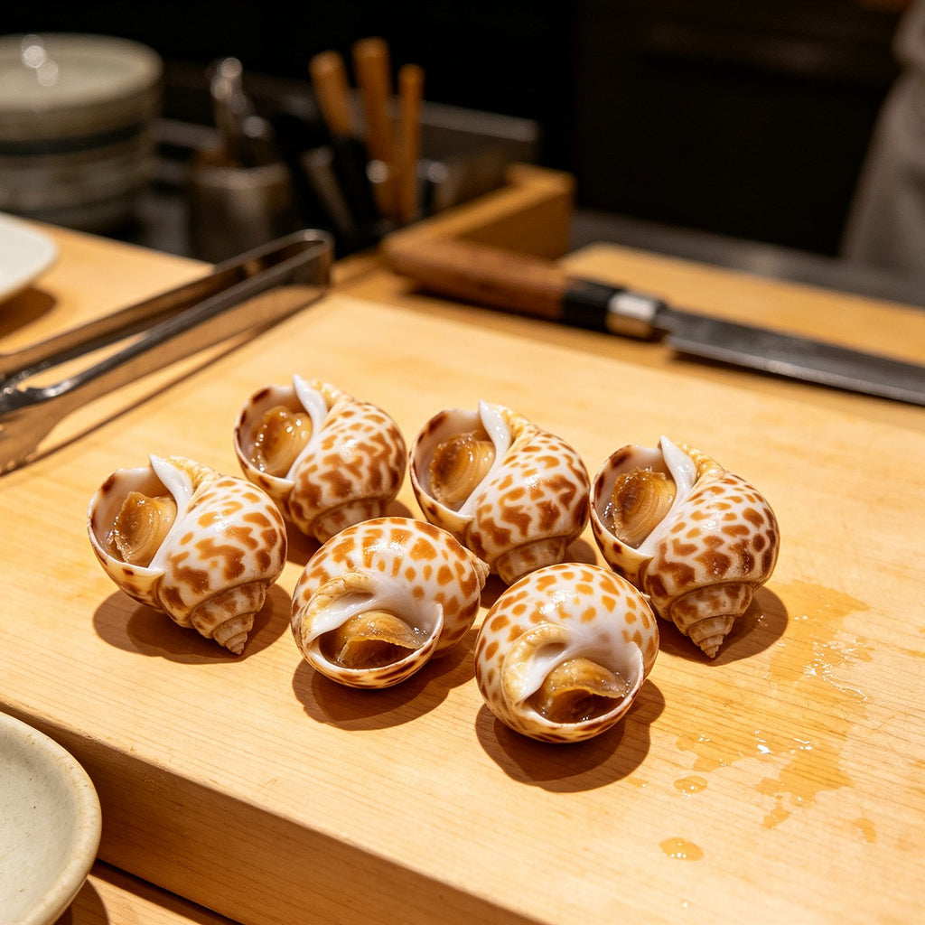 Fresh Spotted Babylon Sea Snails